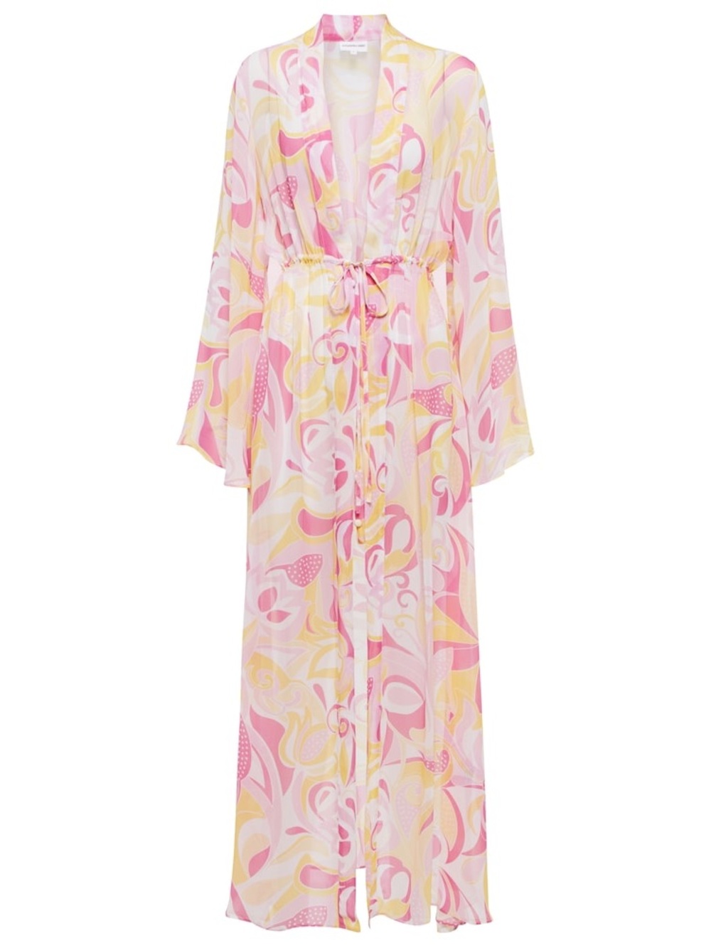 NWT: Alexandra Miro Betty Printed Chiffon Kaftan - US M